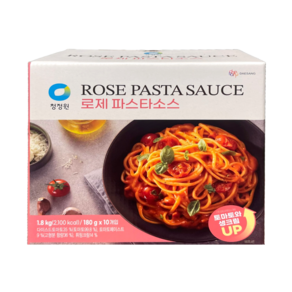 청정원 로제 스파게티소스, 10개, 180g