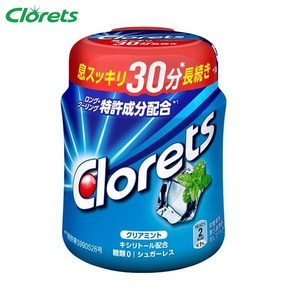 Cloets Clea Mint Gum 클로레츠 클리어 민트 껌 290g, 140g, 6개