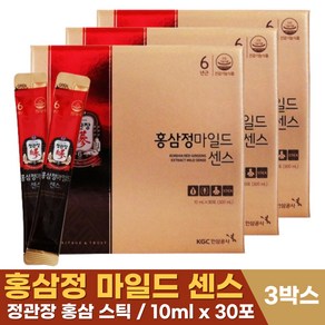 정관장 홍삼정마일드 센스 10ml 홍삼 농축액, 3박스, 300ml