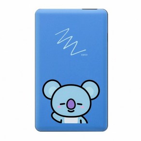 보조배터리 휴대폰 휴대용 초고속 밧데리 무선 핸드폰 미니 BT21 5000mAh (코야, 단품, 1개