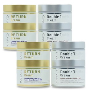 [단독] 코리아나 리턴크림 패키지 (리턴크림 100ml * 4통 + 트러플크림 100ml * 4통), 100g, 4개