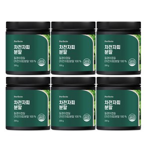 퍼펙토 차전자피 분말 식이섬유 쾌변, 200g, 6개