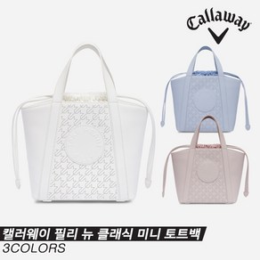 [캘러웨이코리아정품]2023 캘러웨이 필리 뉴 클래식 미니 토트(FILLY NEW CLASSIC MINI TOTE) 파우치[3COLORS][여성용], 라이트블루, 옵션:라이트블루