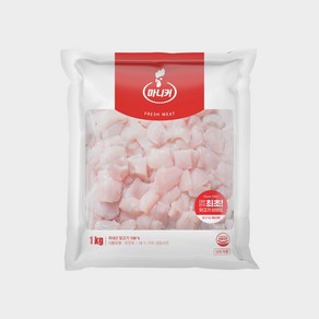 마니커 한입 조각 닭가슴살 [냉동 1kg] 국내산 당일생산, 1개, 1kg