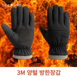 시나마켓 방한 장갑 스키 3M 풀터치