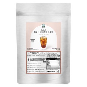 qs)모도르 복숭아 아이스티 파우더 1kg_2개, 2개, 1개입, 1kg