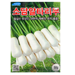 알타리무씨앗 소담알타리종자 총각무씨 50g, 1개