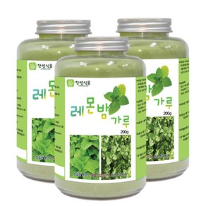 [장명식품] 레몬밤 분말 가루, 200g, 1개입, 3개
