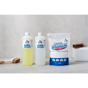 AZ락스1L + AZ가성소다1L+ AZ과탄산소다1kg 1세트 머리카락막힘 기름때 표백