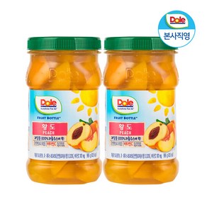 Dole 후룻바틀 황도 666g x 2개입 과일 통조림, 2개, 후룻바틀 망고 2개