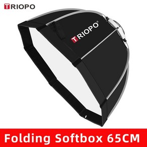 방송조명 TRIOPO 55cm 65cm 90cm 120cm Foldable Octagon Softbox-접이식 팔각형 소프트박스 55cm 65cm 90cm 120cm 보웬, CHINA_K265, 3.K265, 1개