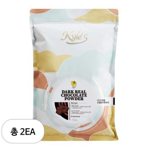 카일스 다크리얼초콜릿파우더, 1kg, 1개입, 2개