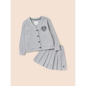 [브랜드정품]빈폴키즈 공식브랜드관 [BEANPOLE KIDS] 여아 니트라이크 상하세트 - 그레이 (BI5141G093) 등교룩 등원룩