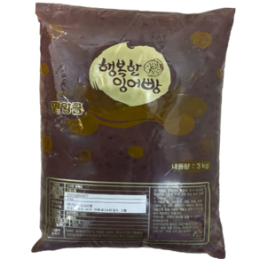 지오씨팜 통단팥 3kg 붕어빵용 앙금, 1개