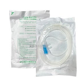 세운 나잘 산소캐뉼라 240cm 화이트 10개 Twin Nasal Oxygen Cannula 코산소주입관 산소투여용