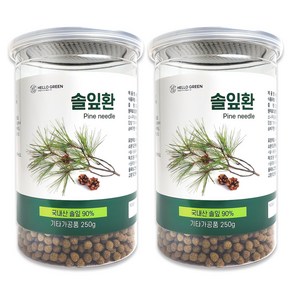 헬로우그린 100% 국내산 자연 그대로 솔잎환 250g