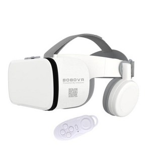 VR헤드셋 가상현실체험 BOBOVR Z6 업그레이드 3D 안경 VR 헤드셋 구글 카드보드 가상 현실 스마트폰용 무선 헬멧, with white 032, with white 032