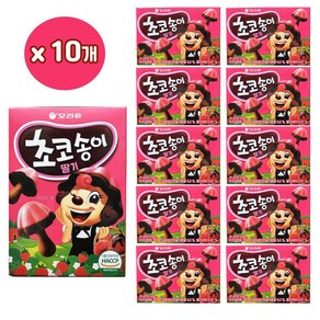 오리온 해피베리 초코송이 겨울한정판, 45g, 10개