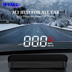 HUD 증강현실 매립형 반사 블루투스wying m3 auto obd2 gps 헤드업 디스플레이 자동차 전자 제품 hud 프로젝터 디스플레이 디지털 자동차 속도계 액세서리 모든, obd2 eobd 자동차용 m3, 협력사, 1개