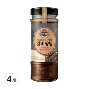 백설 갈비양념, 4개, 480g