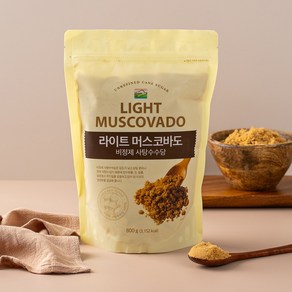 라이트 머스코바도 비정제 사탕수수당 800g, 1개