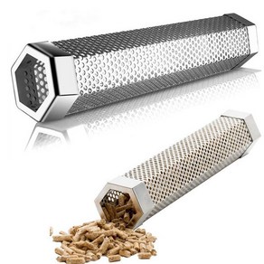 BBQ 스모커박스15cm 스텐 훈연통 훈연칩 훈연기 박스, BBQ 스모커박스15cm/스텐 훈연통 훈연칩 훈연기 박, 1개