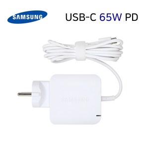 삼성 BA44-00361A W18-065N3A PD-65AWN3K BA44-00361B A65PD_TPN USB-C 65W 호환 노트북 정품 어댑터 충전기 케이블, 1개