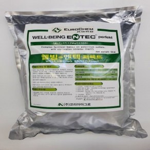 엔텍 퍼펙트 비료 5kg 코리아아그로 밑거름 질산화억제 완효성비료 마늘비료, 1개, 5000g