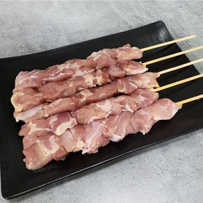 꼬치마트 공장직영 수제 순살 닭꼬치 30cm, 10개, 125g