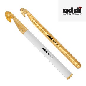 아디 ADDI 골드 플라스틱 코바늘(445-7), 10mm, 1개