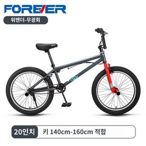 BMX 비엠엑스 자전거 묘기자전거 20인치 스포츠자전거 고급 입문자 브랜드 스턴트 멋진 익스트림 곡예, 아레스 매트 그레이 추천 높이 130-160 공식, 그레이, 1개