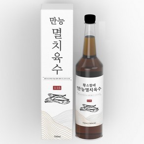 황소할배 국내산 만능 멸치육수 원액 750ml, 1개