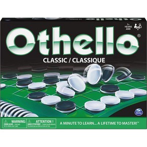 스핀마스터 가족 파티 전략 오델로 Othello 클래식 두뇌 보드 게임, 더 클래식, 1개