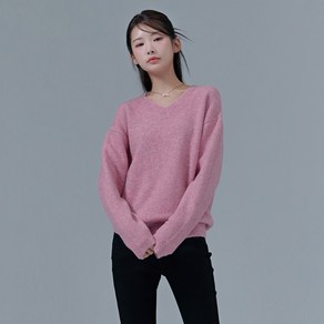 체이스컬트 여성 보카시 V-NECK 스웨터-CFRG5273D0P