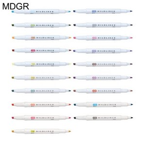 MDGR 양면형광펜 다크그레이 1개 제브라마일드라이너 형광펜 어린이날선물 플러스펜 스타빌로형광펜 지워, 상세페이지 참조, 상세페이지 참조