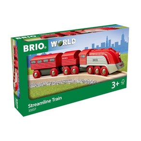 BRIO (브리오) WORLD 스트림 라인 트레인 [목제 레일 장난감] 33557, 상품명참조, 1개