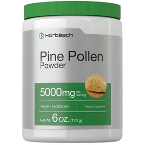 Pine Pollen Powde  6 oz (170 g)  Natue's Supefood  Non-GMO Vegetaian Gluten Fee Supplement, 1개