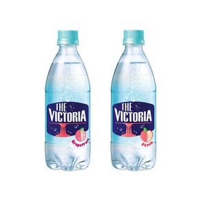 웅진 빅토리아 탄산수 자몽+복숭아, 40개, 500ml