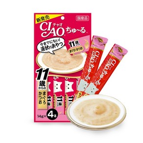 이나바 챠오츄르 고양이간식, 1개, SC-74 시니어 참치+가다랑어, 56g