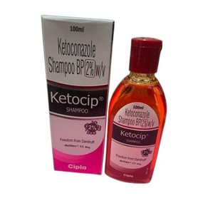 Ketocip 2% Shampoo Ketoconazole Anti Danduff Shampoo 100 ml, 1개, 100ml