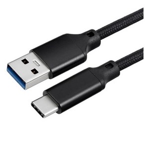 USB3.2 10Gbps 케이블 USB 타입 A to C 3.1/3.2 Gen2 데이터 전송 SSD 하드 디스크 3A 60W QC 3.0 고속 충전, 01 Staight-BK_01 0.5m, 1개