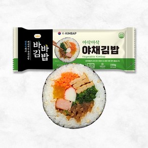 [올곧] 바바김밥3+3기획구성, 3+3, 야채3+버섯잡채3, 230g