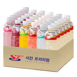 (서진프리미엄) 모구모구 6종혼합(리치+포도+망고+딸기+요거트+사과) 320mlx36ea