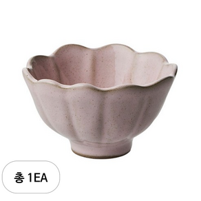 VBCCASA 폰다코 스칼롭 디저트 볼 11cm 10270-11FP, 핑크, 1개