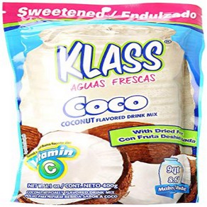 Klass Dink Mix Coconut (Pack of 4) 클래스 드링크 믹스 코코넛 (4팩), 1.65kg, 1개