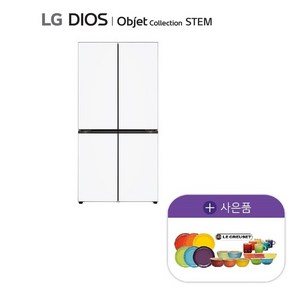 LG 디오스 오브제 STEM 5도어 원매직 직수형 냉장고 M875MHH172S, 풀화이트