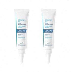 DUCRAY 듀크레이 케라크닐 안티 블레미시 수딩 크림, 2개, 30ml