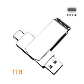 OTG USB-C 플래시 펜 드라이브 금속 메 스틱 USB 3.2 플래시 2TB 1TB USB 3.0 듀얼 C 펜드라이브 태블릿 할로윈 선물 2 in 1, 7) 1TB