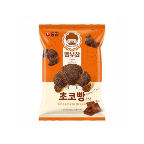 [농심스낵]빵부장 초코빵 55g, 4개