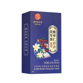 북경동인당 산조인백합복령차 40포/박스 5박스, 5개, 300g